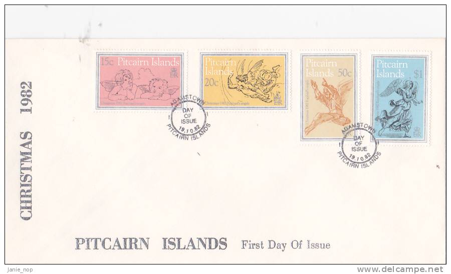 Pitcairn Islands 1982 Christmas  FDC - Pitcairninsel