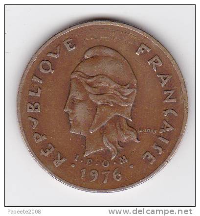 Polynésie Française / Tahiti - Pièce De 100 FCFP - 1976 - Polynésie Française