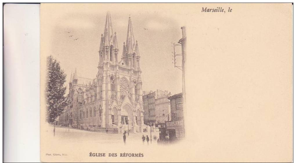 CPA  -  Marseille - EGLISE DES Réformés............. - Non Classés