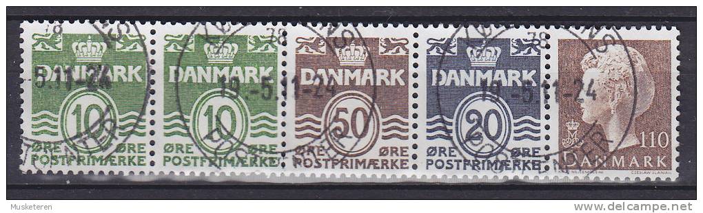 Denmark 1979 MiNr. 26 From Booklet Ziffern, Königin Margrethe (Cz. Slania) - Booklets