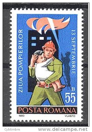 Roumanie: Yvert N° 3296**; MNH; Pompiers; LIQUIDATION!!! A PROFITER!!! - Unused Stamps