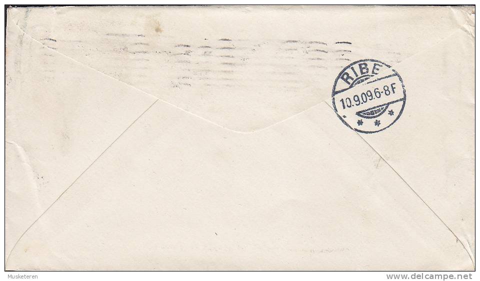 United States Private Postal Stationery Ganzsache CONSULATE OF DENMARK, NEW YORK 1909 Cover To RIBE Denmark (2 Scans) - 1901-20
