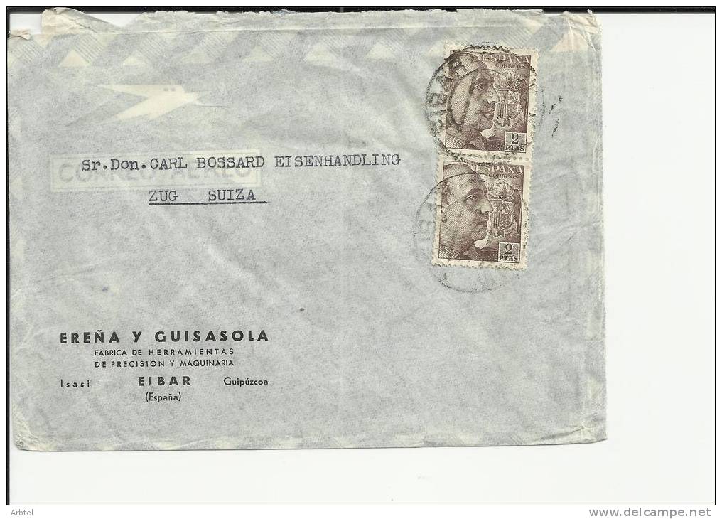 EIBRA GUIPUZCOA CC A SUIZA SELLOS FRANCO PERFIL - Used Stamps