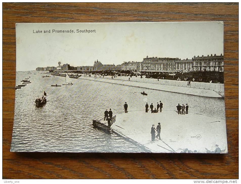 LAKE AND PROMENADE SOUTHPORT - Anno 1918 ( Zie Foto Voor Details ) !! - Southport