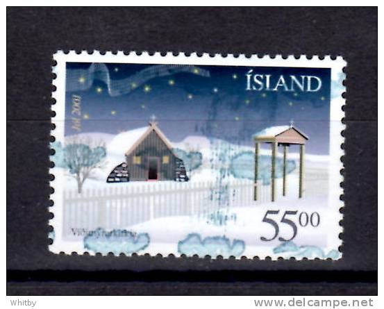 Iceland 2001 55k Christmas Issue #955 - Used Stamps