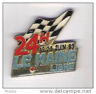 Pin's  LE MANS 19/20 JUIN 93 MAINE LIBRE - Car Racing - F1