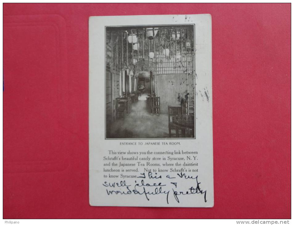 - New York > Rochester  Entrance To Japanese Tea Room 1908 Cancel       Ref  918 - Rochester