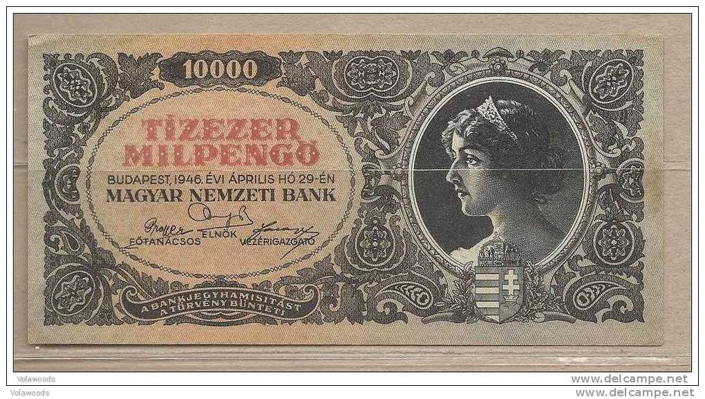 Ungheria - Banconota FDS Da 10.000 Pengo - 1946 - Hungría