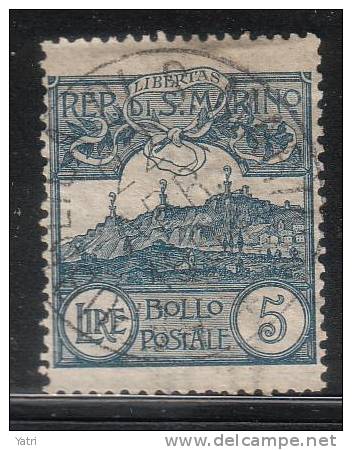 San Marino - 1903 - Veduta Sass. 45 (o) - Ottima Centratura - Oblitérés