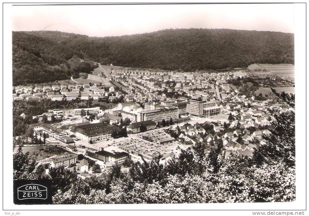 Deutschland - Oberkochen / Württemberg - Carl Zeiss Fabrik - Car Zeiss Factory - Luftaufnahme - Aalen