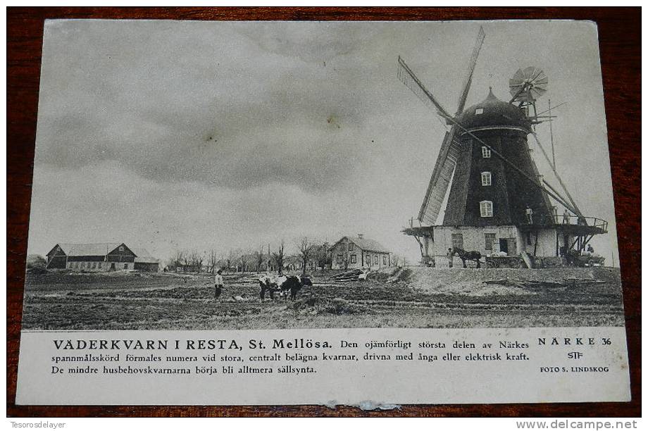 OLD POSCARD SWEDEN - SVENSKA - SVERIGE - NARKE 36 - ED. TURISTFORENINGENS - NOT - Suecia