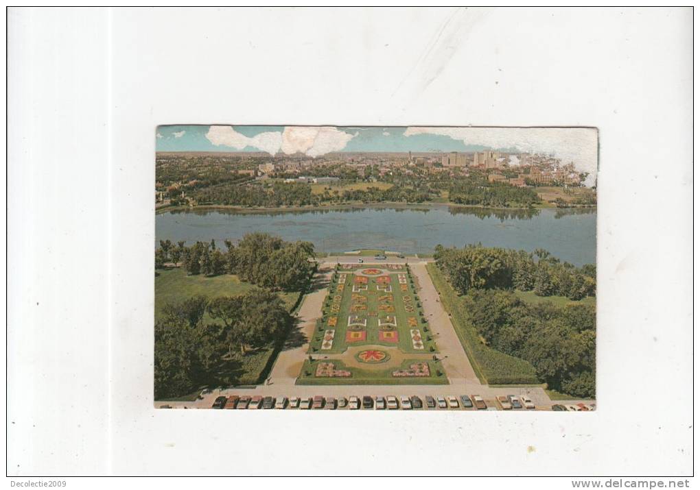 BR40189 Wascana Lake Towards The City Centre Saskatchewan  2 Scans - Autres & Non Classés