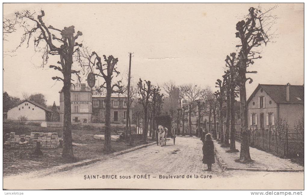 95 - SAINT BRICE SOUS FORET / BOULEVARD DE LA GARE - Saint-Brice-sous-Forêt