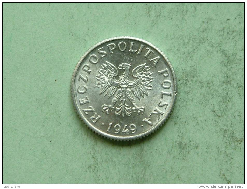 1949 - 1 GROSZ / Y # 39 ( For Grade, Please See Photo ) ! - Polen