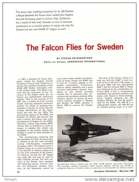 Magazine AEROSPACE INTERNATIONAL - MAY / JUNE 1968 - Avions - Hélicoptères -    (3259) - Aviation