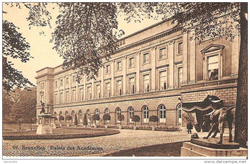 BX09 -  BRUXELLES: Palais Des Académies - Brussel (Stad)