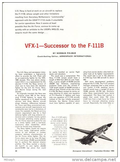 Magazine AEROSPACE INTERNATIONAL - SEPTEMBER / OCTOBER 1968 - Avions - Hélicoptères -  FARNBOROUGH (3260) - Luchtvaart