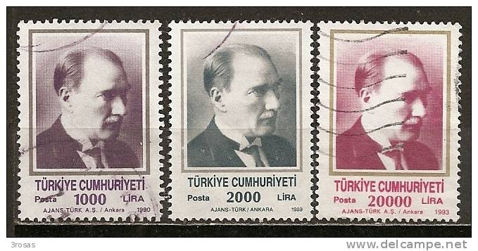 Turquie Turkey 1989 Ataturk Obl - Used Stamps