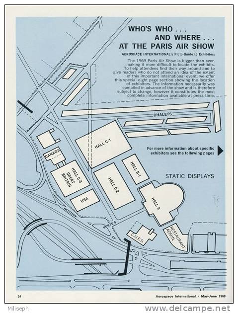 Magazine AEROSPACE INTERNATIONAL -  MAY / JUNE 1969 - Avions - Bateaux - Hélicoptères - PARIS AIR SHOW -  JAGUAR  (3264) - Fliegerei