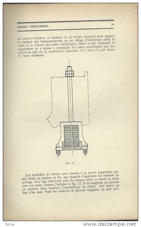 Livre De Théorie Mécanique Sur Le Matériel Roulant Des Chemin De Fer Belges ( SNCB ) - Eisenbahnverkehr