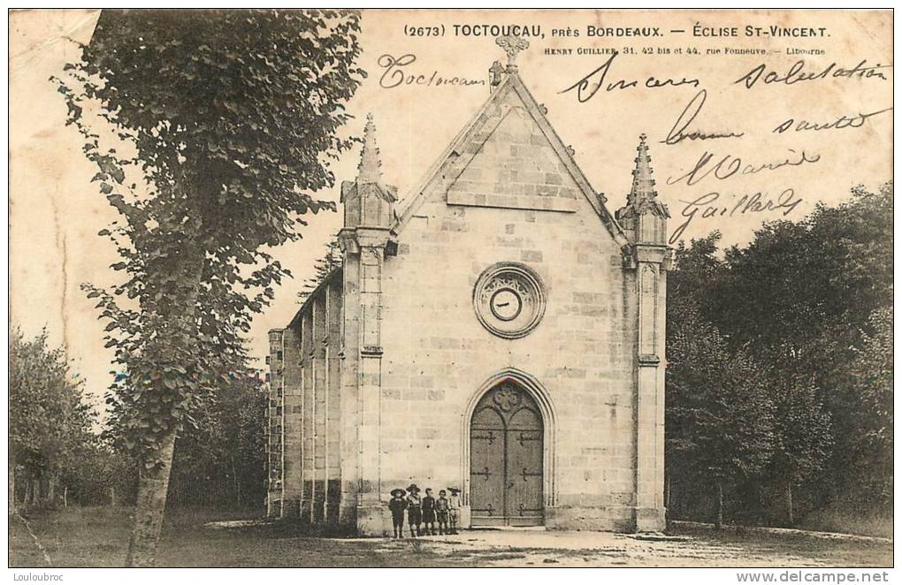 33 TOCTOUCAU EGLISE SAINT VINCENT - Autres & Non Classés