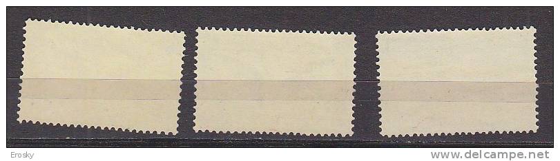 PGL BN0616 - SUISSE SWITZERLAND AERIENNE Yv N°13a/15a ** PAPIER ORDINAIRE - Neufs