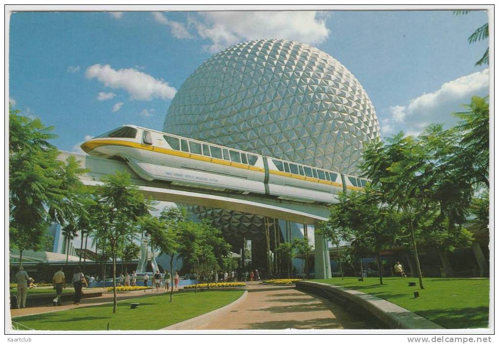 Orlando, FL. : MONORAIL - 'Future World' - USA - Subway