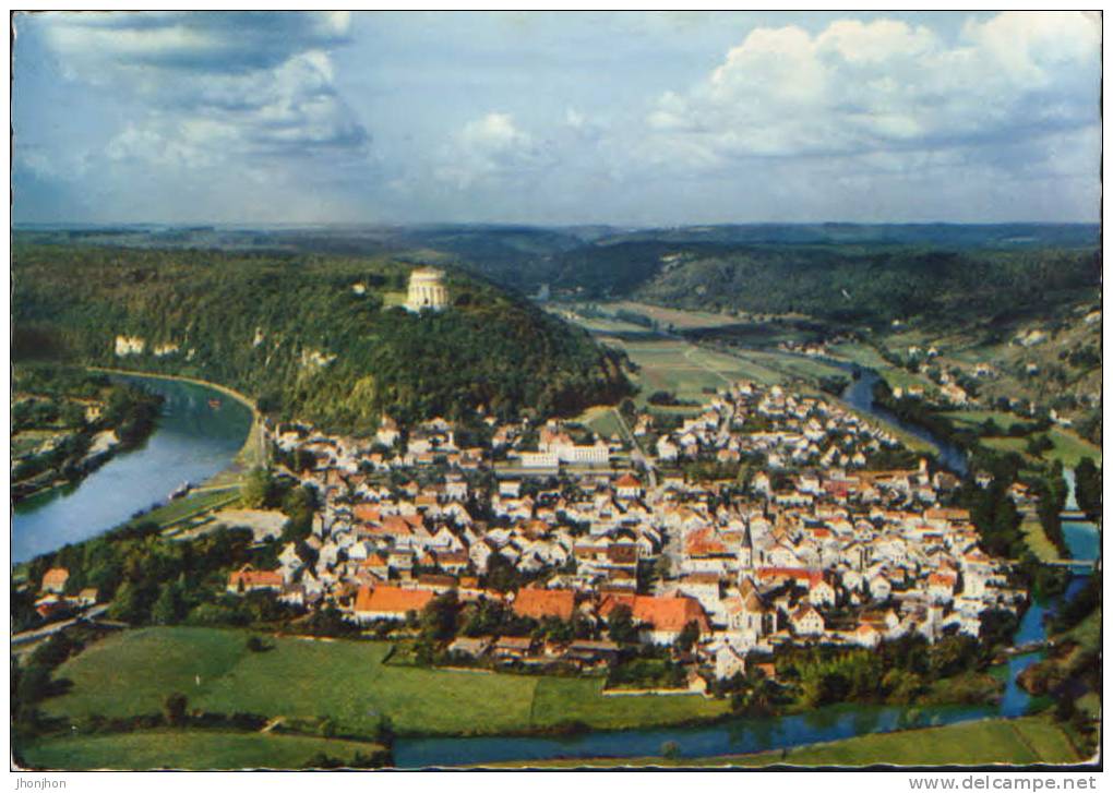 Deutschland-Postkarte Unbenutzt-Kelheim-Überblick über-2/ Scans - Kelheim