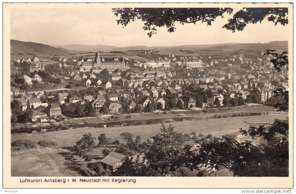 Luftkurort Arnsberg I.w Neustadt Mit Regierung, 1954 - Arnsberg