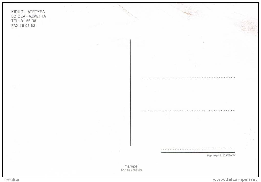 KIRURI JATETXA - LOIOLA - AZPEITIA - Carte Multi-vues - 2 Scans - Álava (Vitoria)