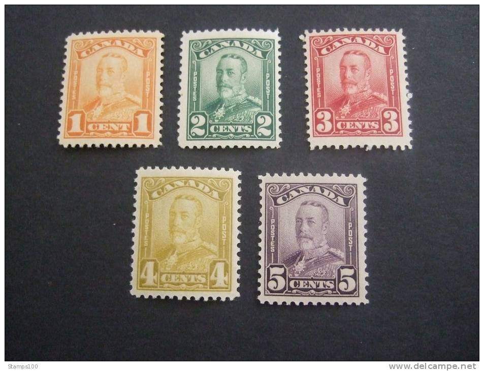 CANADA 1928   SCOTT 149 / 153   MNH **     (S21-1700/015) - Unused Stamps