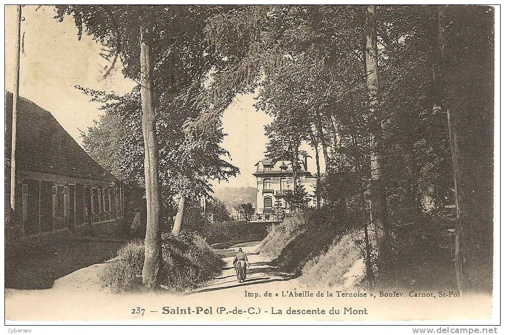SAINT-POL - La Descente Du Mont - Saint Pol Sur Ternoise