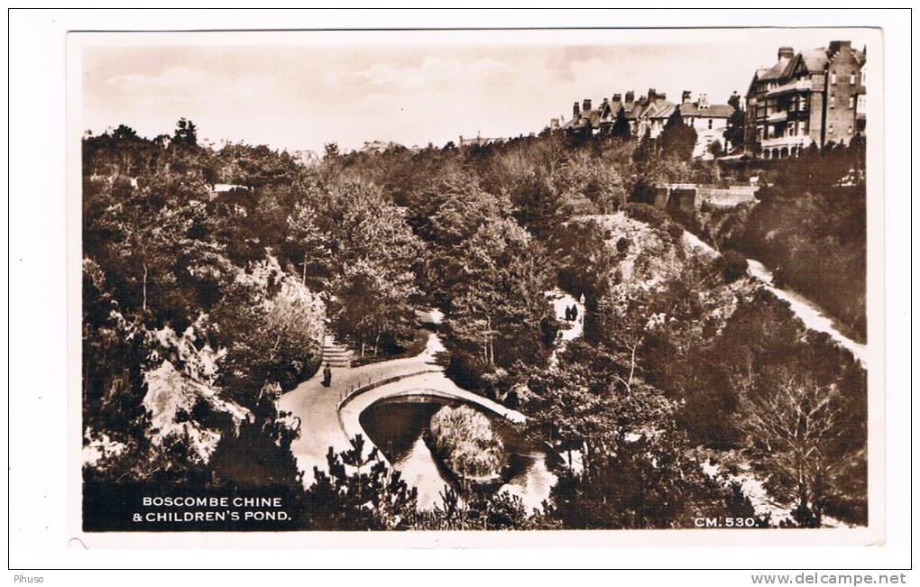 UK1626 : BOSCOMBE : Chine And Children's Pond - Bournemouth (until 1972)