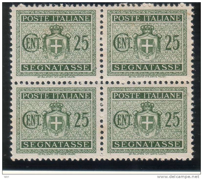 Luogotenenza - Segnatasse Sass. 86-96 In Quartine ** MNH - Filigrana Ruota - Postage Due