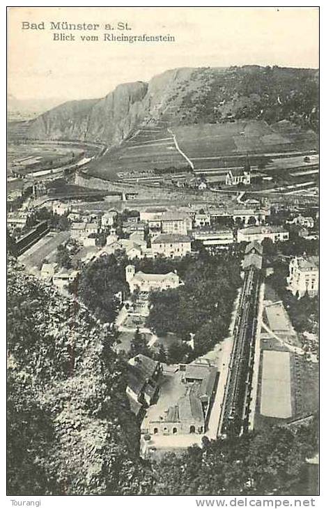 Avr13 383 : Bad Münster Am Stein-Ebernburg  -  Blick Vom Rheingrafenstein - Bad Muenster A. Stein - Ebernburg