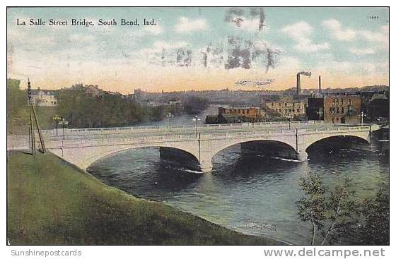 Indiana South Bend La Salle Street Bridge - South Bend