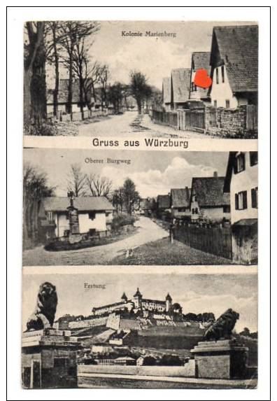 19205-RO-ALLEMAGNE-Gruss Aus Wuerzdurg-Vues Multiples Diverses - Wuerzburg