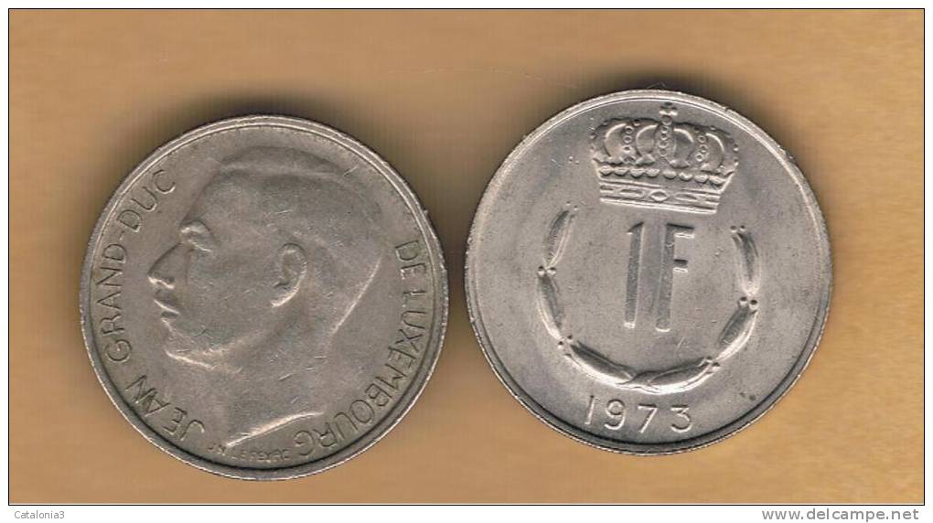 LUXEMBURGO -  1 Franc 1973  KM55 - Luxembourg