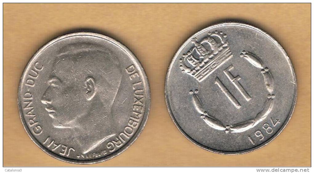 LUXEMBURGO -  1 Franc 1984  KM55 - Luxembourg