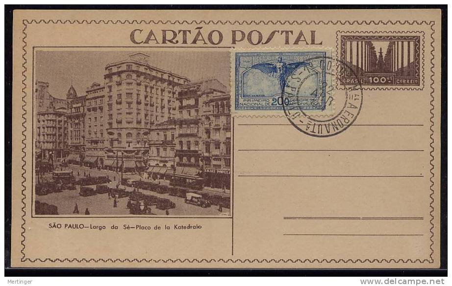 Brazil 1934 BP140 Used Uprated - Cartas & Documentos