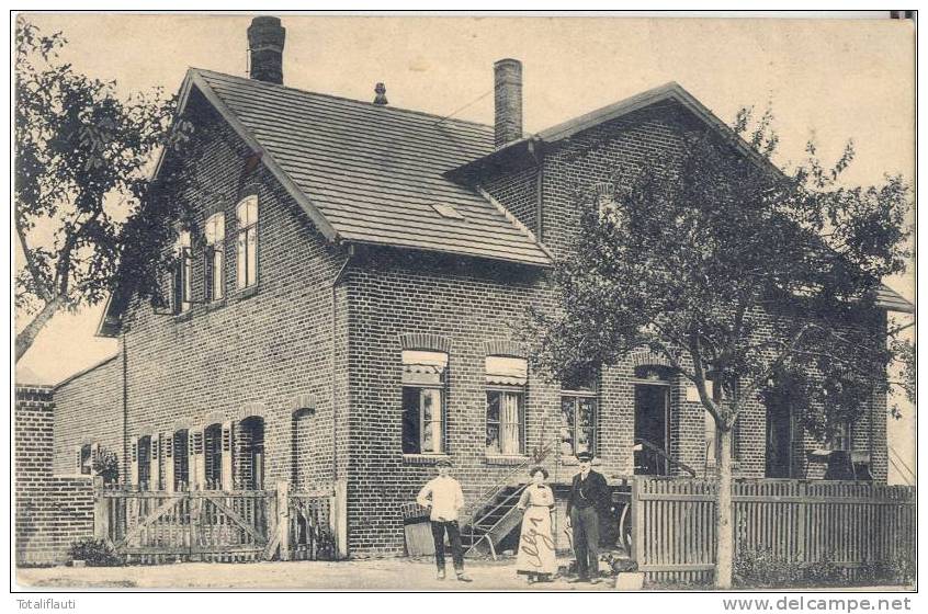 BERTKOW Kr Osterburg Einzelhaus Mit Besitzer Familie Als Feldpost 19.5.1916 Gelaufen - Osterburg