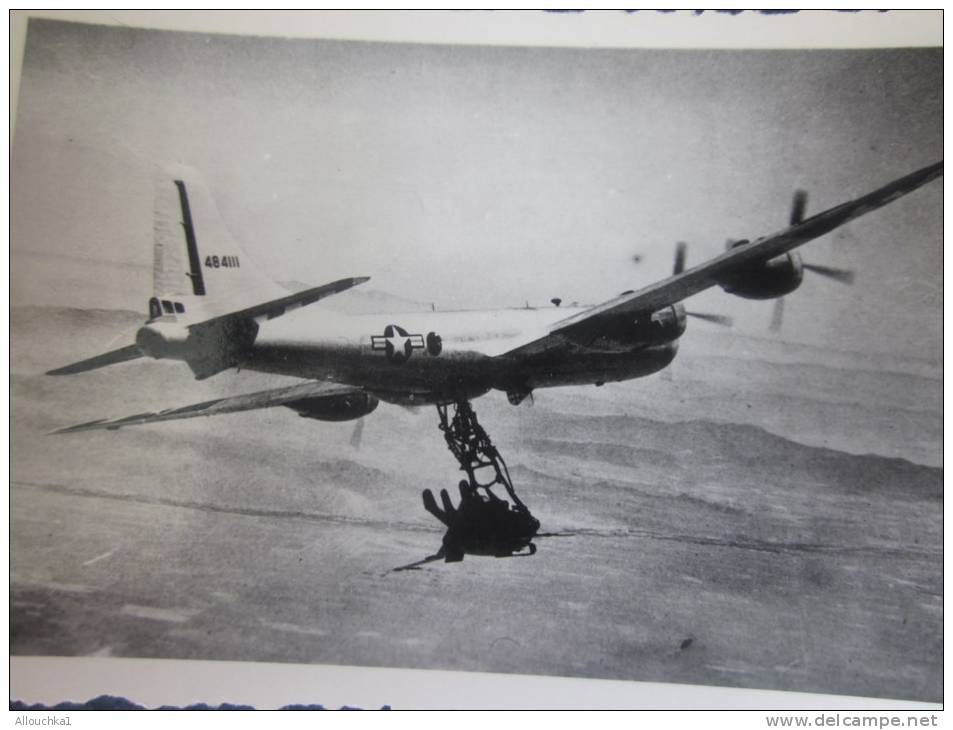 MILITARIA Photo (Gevaert),Photographie Avion à Hélices En Manoeuvre (modèle Type Américain à Identifier - Aviation