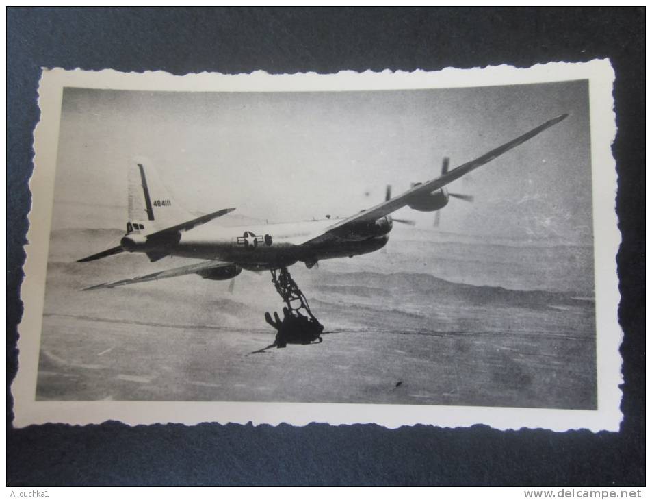 MILITARIA Photo (Gevaert),Photographie Avion à Hélices En Manoeuvre (modèle Type Américain à Identifier - Aviazione