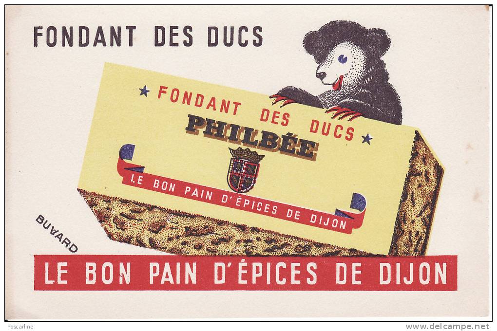 Buvard Pain D'épices De Dijon , Ours - Pain D'épices