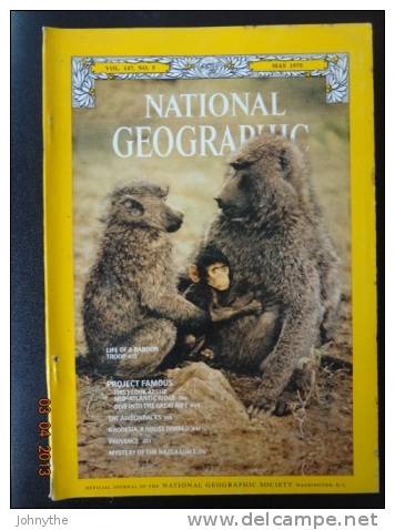 National Geographic Magazine May 1975 - Ciencias