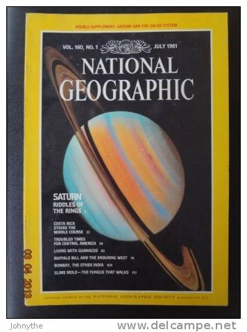 National Geographic Magazine July 1981 - Wissenschaften