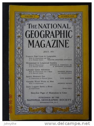 National Geographic Magazine July 1951 - Wetenschappen