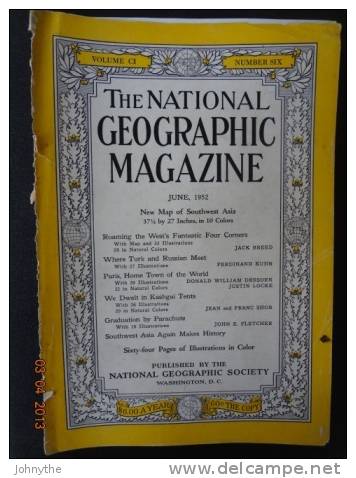 National Geographic Magazine June 1952 - Ciencias