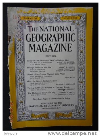 National Geographic Magazine July 1952 - Wissenschaften