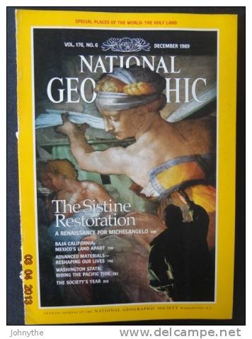National Geographic Magazine December 1989 - Wissenschaften
